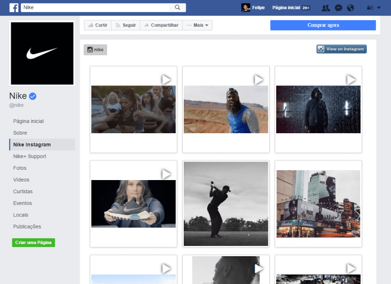 Aba personalizada Facebook